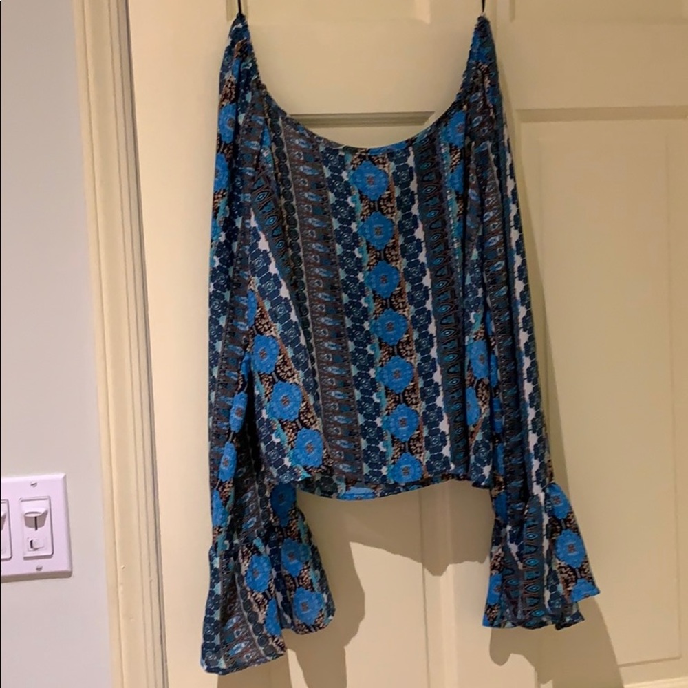 Paper Crane Off the shoulder shirt